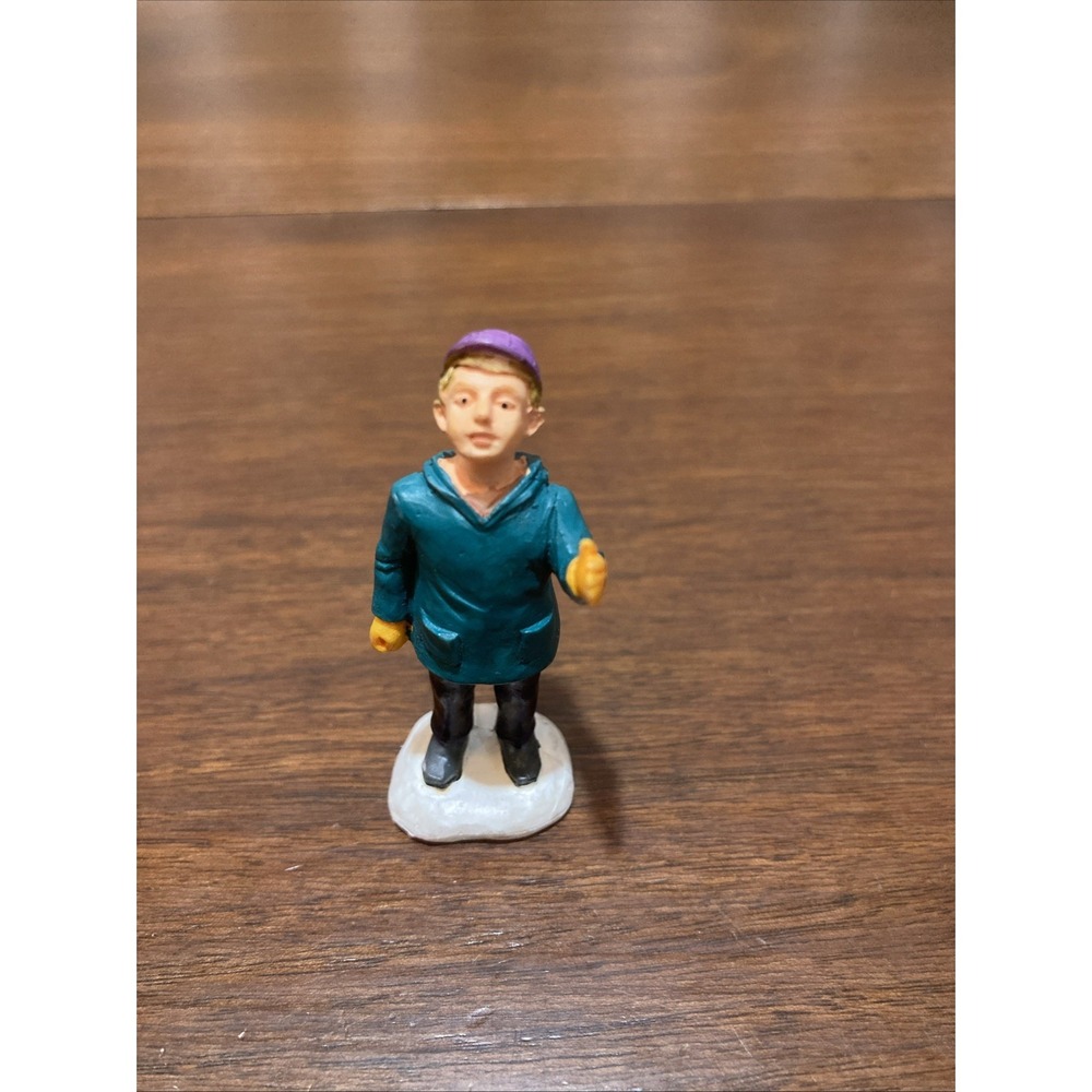 Lemax Christmas Village  Boy Singer Christmas Collection Replacement